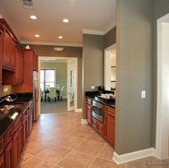 Traditional Medium Wood-Cherry Kitchen