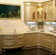 Traditional Gold Kitchen