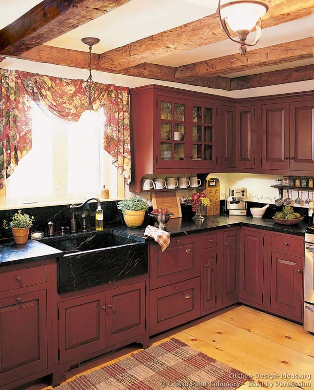 Early American Kitchens - Pictures and Design Themes