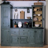 Traditional Red Kitchen