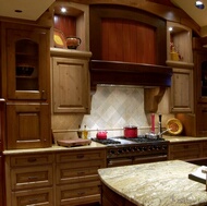 Log Home Kitchen