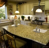 Traditional Antique White Kitchen