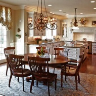 Traditional Two-Tone Kitchen