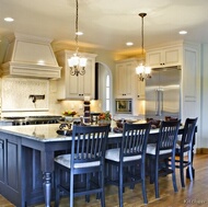 Traditional Black Kitchen