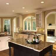 Traditional Antique White Kitchen