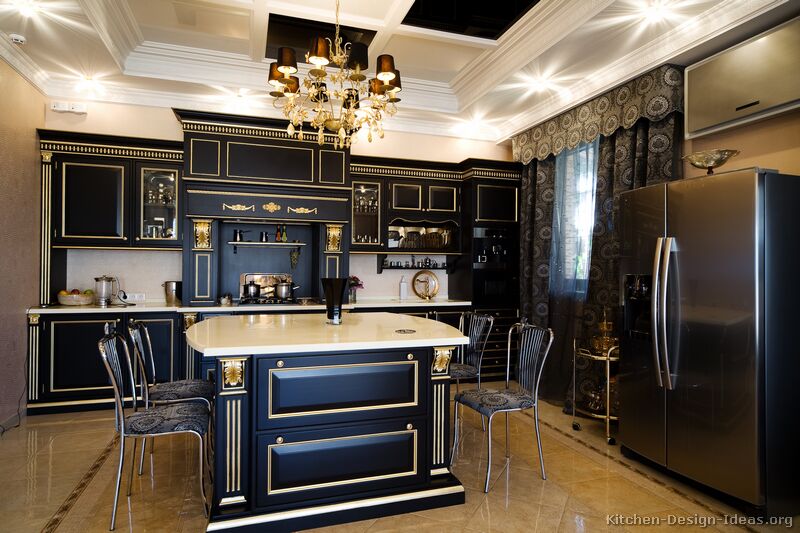 Pictures of Kitchens - Traditional - Gold Kitchen Cabinets