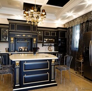 Traditional Gold Kitchen