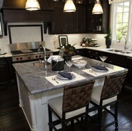 Traditional Dark Wood / Black / Espresso Kitchen