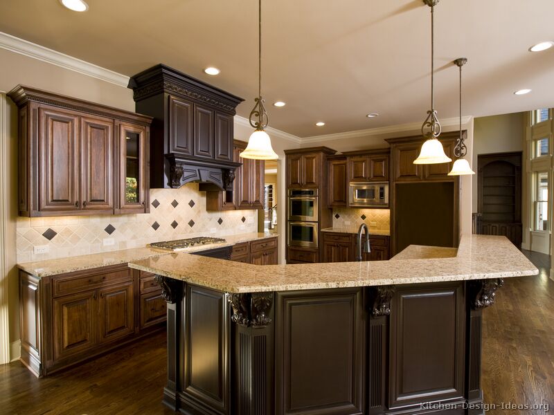 Pictures of Kitchens  Traditional  Medium Wood Cabinets, Brown Page 