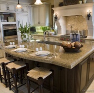 Traditional Antique White Kitchen