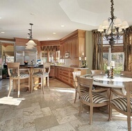 Traditional Two-Tone Kitchen