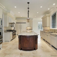 Traditional Antique White Kitchen