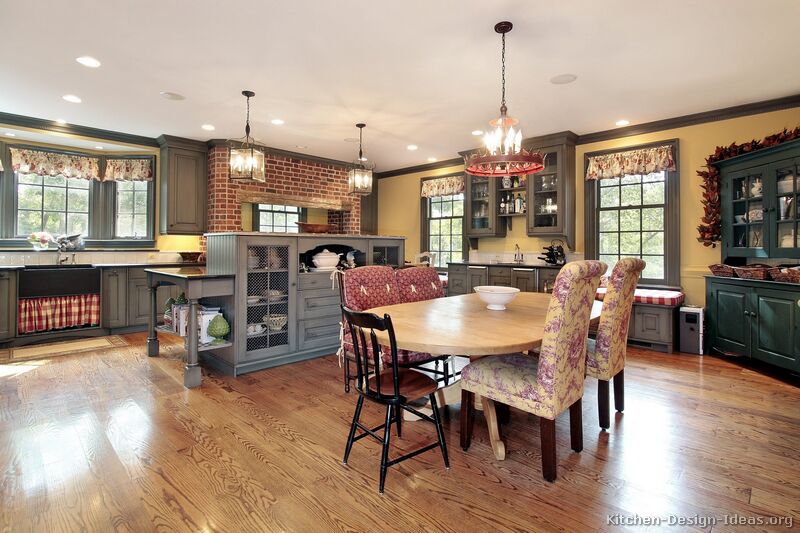 Country Kitchen Design - Pictures and Decorating Ideas