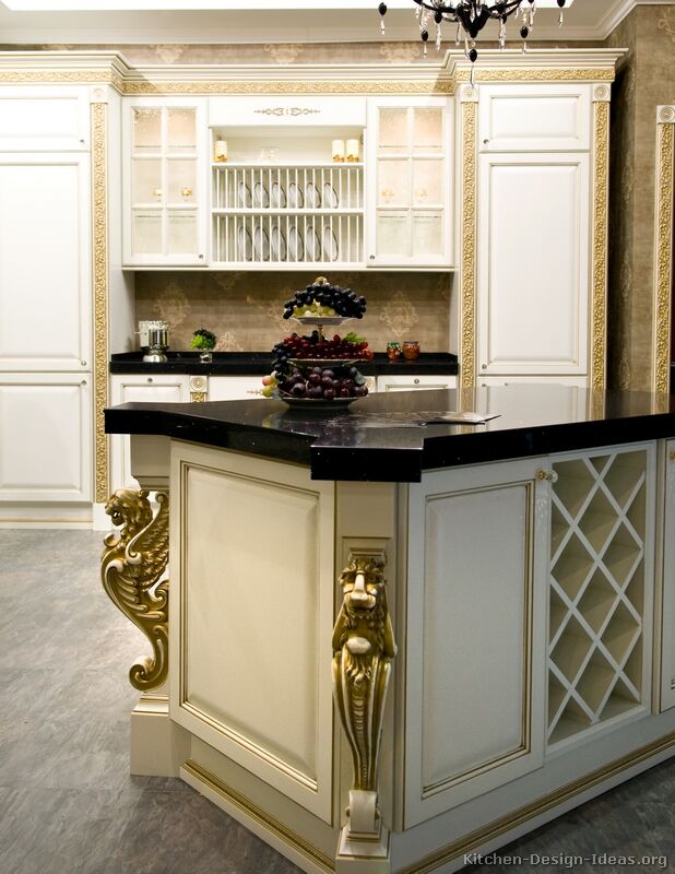 Pictures of Kitchens - Traditional - Gold Kitchen Cabinets