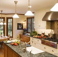 Traditional Two-Tone Kitchen