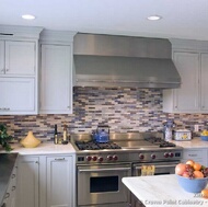 Transitional Kitchen Design with Shaker Style Cabinets