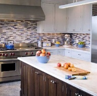 Transitional Kitchen Design with Shaker Style Cabinets