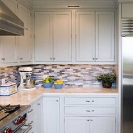 Transitional Kitchen Design with Shaker Style Cabinets