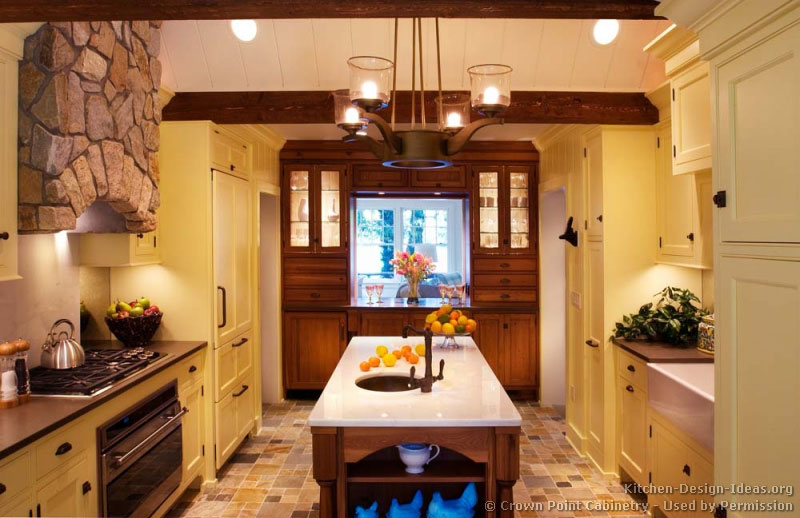 Pictures of Kitchens - Traditional - Yellow Kitchen Cabinets