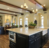 Traditional Black Kitchen