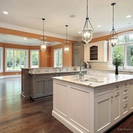 Traditional Two-Tone Kitchen