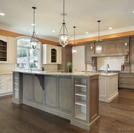 Traditional Gray Kitchen