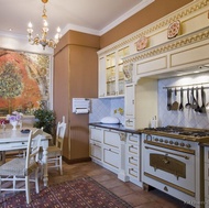 Traditional Gold Kitchen