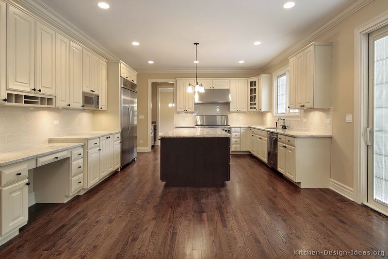 Off White Kitchen Cabinets With Dark Floors Mycoffeepot Org