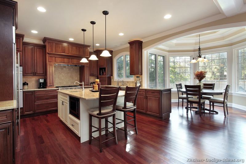 dark kitchen shelves wall color