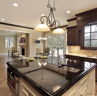 Traditional Dark Wood / Black / Espresso Kitchen