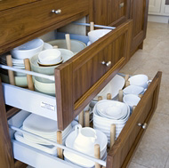 Pull-Out Plate Drawers - Woodale Designs