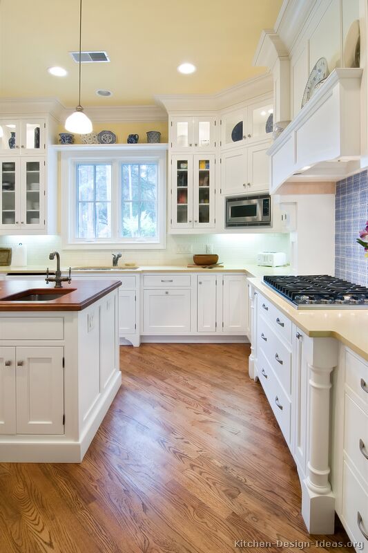 pictures of kitchens - traditional - white kitchen cabinets