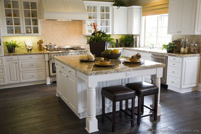 pictures of kitchens - traditional - white kitchen cabinets