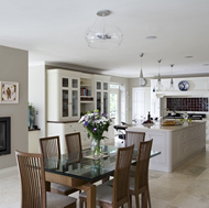 Custom White Kitchen by Woodale Designs