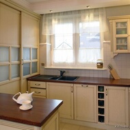 Kitchen Cabinets Traditional Whitewash 006 S4063693 Peninsula Tn 