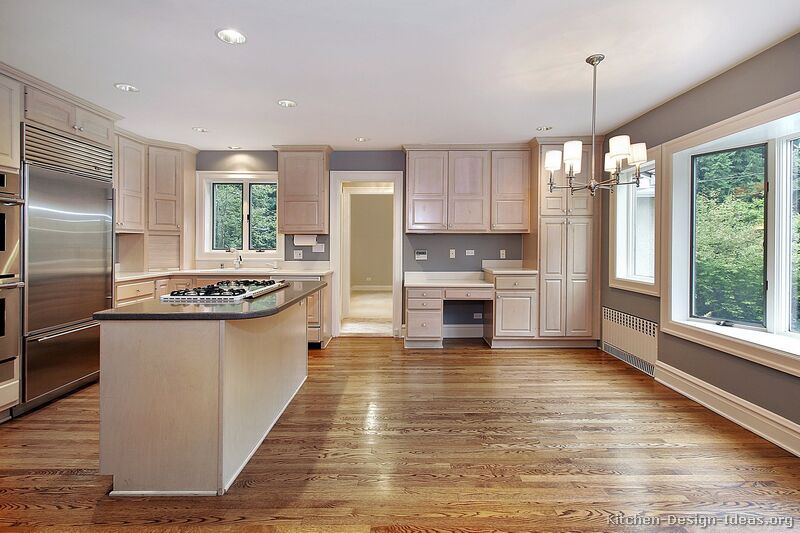 Pictures Of Kitchens Traditional Whitewashed Cabinets