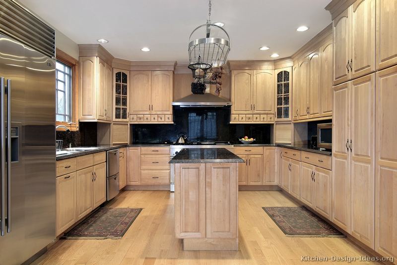 Pictures Of Kitchens Traditional Whitewashed Cabinets