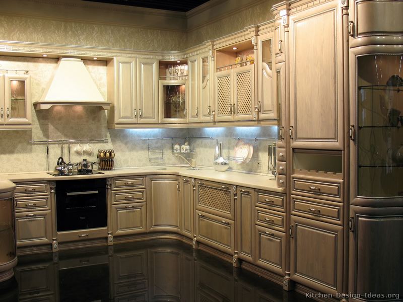 Pictures Of Kitchens Traditional Whitewashed Cabinets Page 2