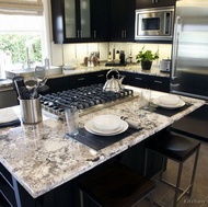 Traditional Black Kitchen