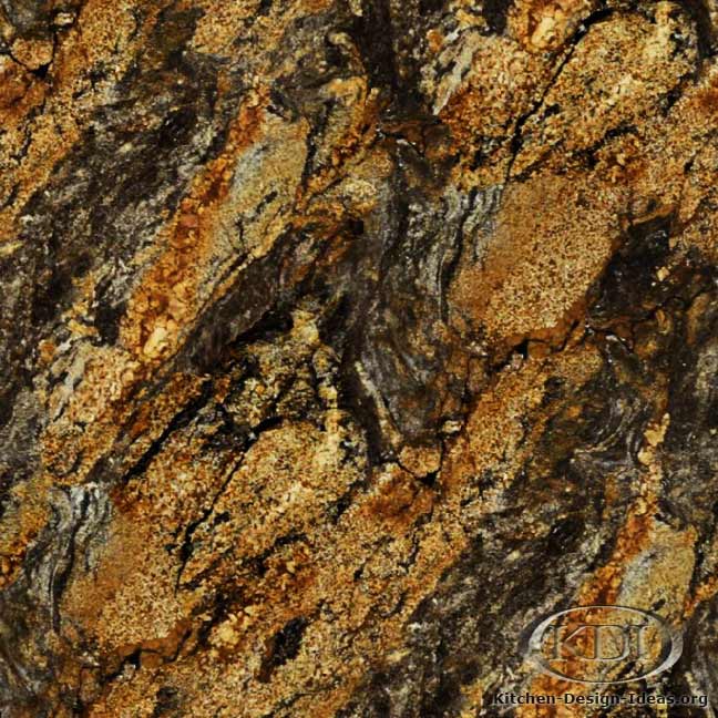 Magma Gold Granite Kitchen Countertop Ideas