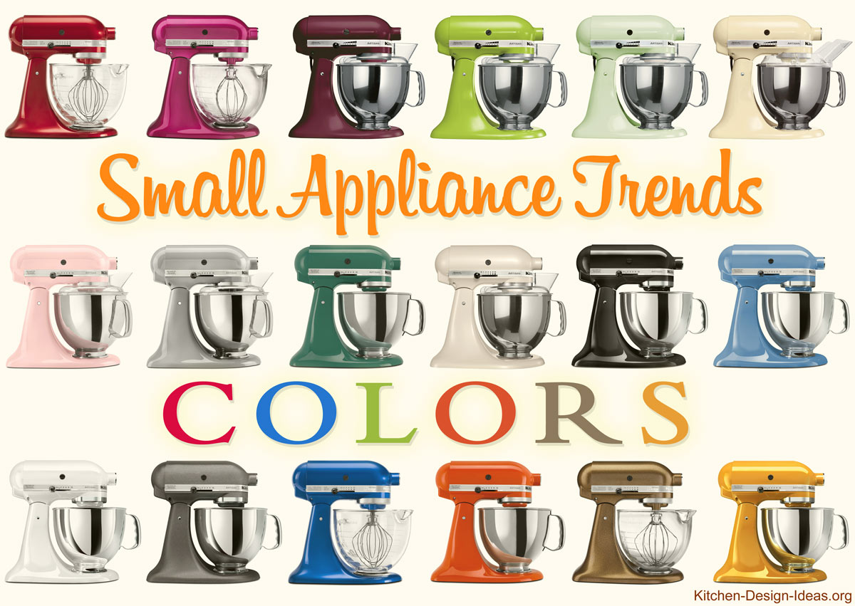 Small Appliance Trends Spicing Up Kitchens With Color Style