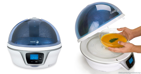 Fagor Spoutnik Microwave with a Spherical Transluscent Top