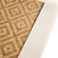 Handwoven Cabinet Panel Inserts by Wabbani