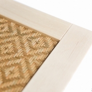 Handwoven Cabinet Panel Inserts by Wabbani