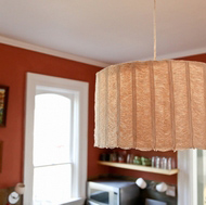 Handwoven Kitchen Lamp Shade by Wabbani